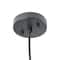 Hello Honey® 19.5" Charcoal Gray Woven Pendant Lamp
